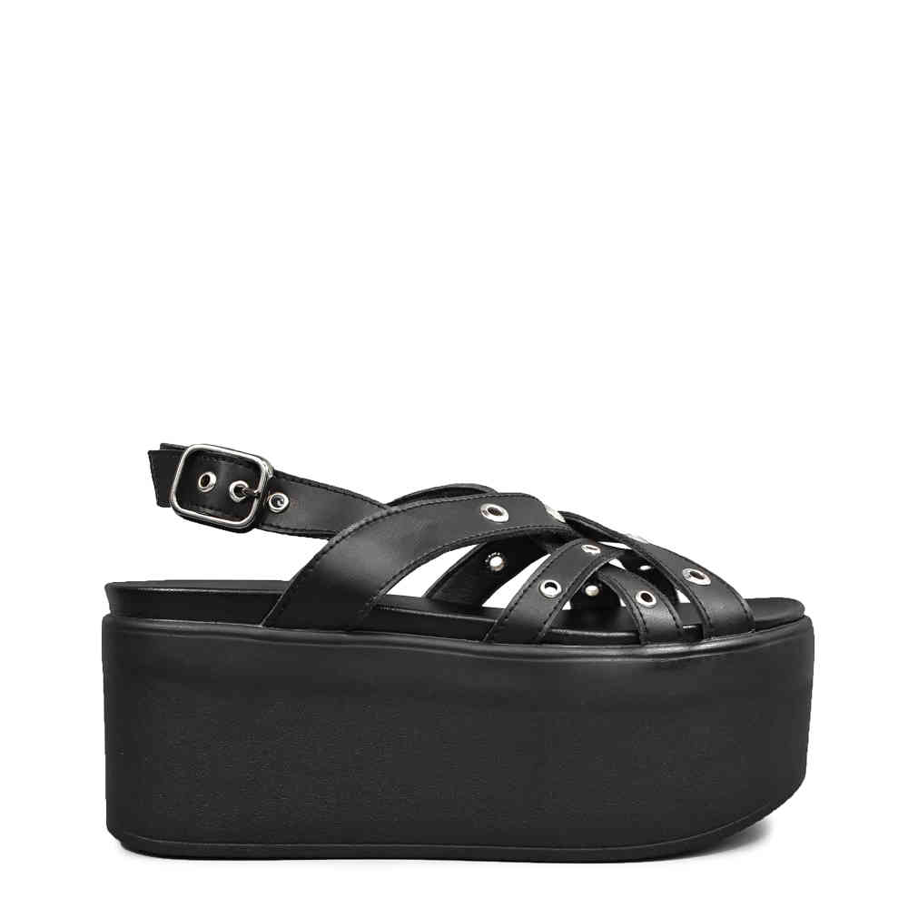 Altercore - Nitta Plateau Sandaal - Zwart